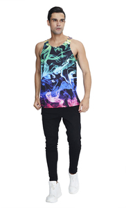 Débardeur de sublimation pour homme – Tenue de sport élégante, respirante et résistante à la transpiration pour l'entraînement et le sport - Product Image 2