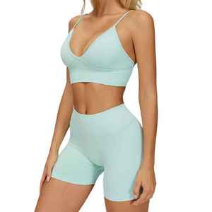 Custom Activewear Outfits Women Workout Clothing Long Sleeve Leggings Seamless Gym Fitness <b>Sets</b> <b>Yoga</b> <b>Set</b> - Product Image 3
