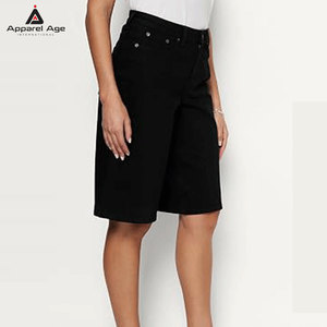 Shorts Bermuda pour femmes en coton 100% écologiques, respirants et à séchage rapide, haute qualité, faible MOQ - Product Image 3