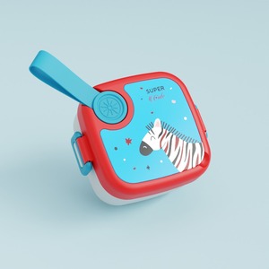Boîte à bento en acier inoxydable pour enfants, 3 compartiments, boîte à lunch carrée portable, boîte à lunch portable, boîte à lunch de bureau - Product Image 5