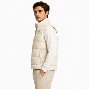 Chaleco acolchado para hombre, diseñado con relleno de calidad, tela ligera y un ajuste cómodo para aventuras al aire libre y uso diario. - Product Image 2