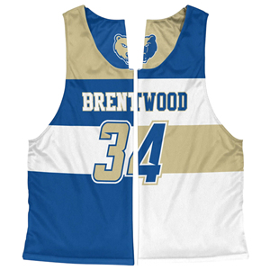 Maillots de lacrosse personnalisés 100 % polyester respirant, sublimés et réversibles pour adultes/jeunes, techniques d'impression - Product Image 1