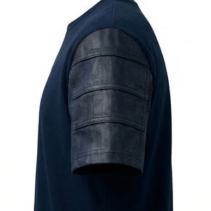 Camiseta Deportiva de Gran Tamaño de Secado Rápido para Hombre, Estilo Urbano, de Poliéster/Algodón, para Gimnasio, Entrenamiento, Running, Manga Corta - Product Image 5