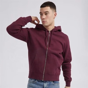 OEM <b>Men's</b> 100% Cotton Fleece Pullover <b>Hoodie</b> Custom Logo Winter Collection Wholesale Bulk <b>Burgundy</b> Hooded - Product Image 6