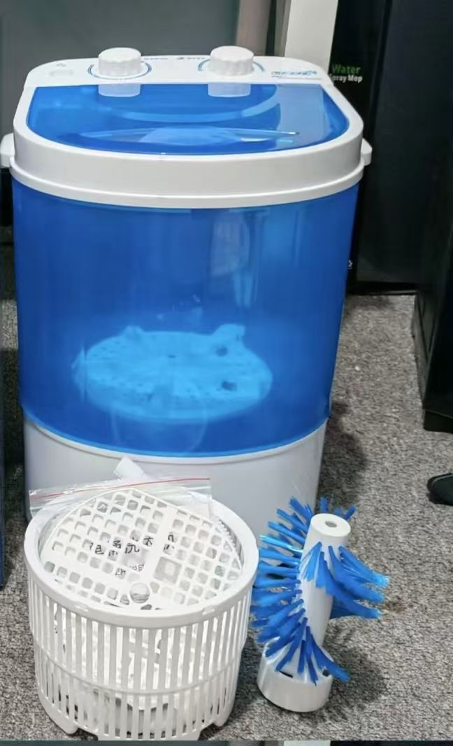 Blue  Shoe washing machine
