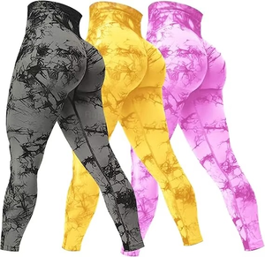 Leggings Deportivos para Yoga, Ropa Deportiva sin Costuras, Leggings de Cintura Alta con Corte en V para Levantar Glúteos, Leggings de Verano para Gimnasio y Fitness para Mujer - Product Image 5