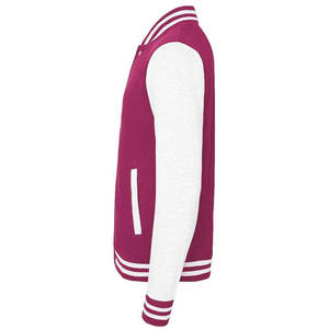 Chaqueta Varsity Premium de Invierno para Hombre, Cuello Alto, Parches Bordados Personalizados, Logotipo Frontal, Chaqueta Casual de Alta Calidad OEM - Product Image 4