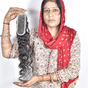 100% Raw Vietnamese Human <b>Hair</b> Unprocessed Natural <b>Black</b> Machine Double Weft Bundle Closure Frontal Human <b>Hair</b> <b>Extensions</b> - Product Image 3