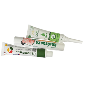White PE Cosmetic Plastic Tube Oval Cream Container Screw Cap Packaging <b>for</b> <b>Sunscreen</b> <b>Face</b> Care Custom Logo - Product Image 5