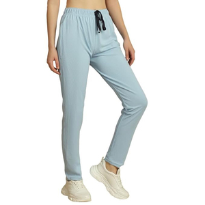 Pantalones Deportivos de Cintura Elástica para Mujer, Corte Holgado, Bolsillos Laterales, Transpirables, de Poliéster y Elastano, para Entrenamiento Deportivo y Senderismo - Product Image 2