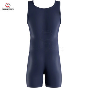 Men’s <b>Professional</b> Wrestling Singlet Polyester Spandex Competition Wear Youth Wrestling Singlets Custom Logo - Product Image 4