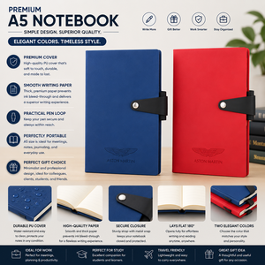 Premium <b>A5</b> PU Leather <b>Notebook</b> Sewing Binding 192 Elastic Closure Custom Logo Option for Meetings Office Promotional Use Gift - Product Image 6