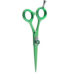 Tijeras Profesionales de Peluquería con Recubrimiento de Polvo Morado, Herramienta de Belleza con Tornillo de Tensión Ajustable y Dedales de Acero Tegra Removibles - Product Image 6