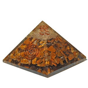 Rose Améthyste Orgonite Pyramides Cristal de Guérison Naturelle Pierre Précieuse Protection EMF Gravure Sculptée Style Feng Shui Technique d'Amour - Product Image 3