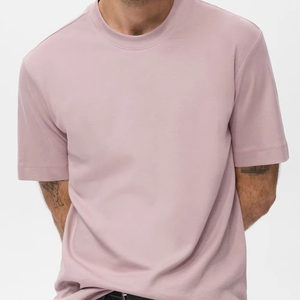 Camiseta Personalizada para Hombre, Lisa y Estampada, Algodón Grueso, Corte Holgado, Estilo Urbano, Proveedor de Producción al por Mayor - Product Image 5
