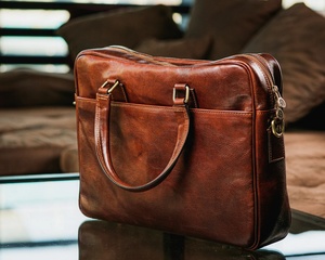 Nueva Llegada: Bolsas de Cuero para Portátil de Color Personalizado, Fabricación de Bolsas de Cuero para Portátil Hechas a Medida con Etiqueta Privada - Product Image 4