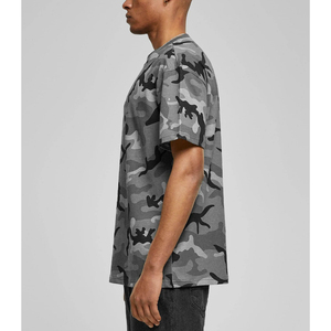 เสื้อยืดลายพรางสตรีทแวร์ผู้ชาย คอตตอนคอกลมทรงหลวมใส่สบาย แขนสั้น เหมาะสำหรับฤดูร้อน - Product Image 5