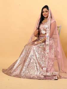 Indian Ethnic Designer Partywear Lehenga Choli for Wedding Party and <b>Festive</b> Functions for Women Trendy Fancy Outfit for Party - Product Image 2