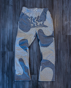 STITCHMODE Custom Jogging Casual Street Embroidery Patchwork Cotton Fabric Premium Quality Custom logo <b>Tracksuit</b> Two-Piece Set - Product Image 6