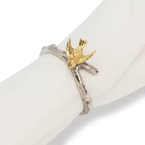 Anneau de serviette en métal de luxe pour l'agencement de table de banquet, la décoration d'événements de mariage et le style de la restauration - Product Image 6