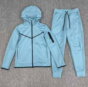 Conjunto Deportivo Clásico Unisex de Invierno, Chaqueta con Capucha y Pantalones Deportivos, Estilo Vintage, Ecológico, Venta al Por Mayor - Product Image 5