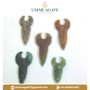 Pointes de flèches en agate naturelle, nouveau design, faites à la main, style indien, vente en gros, avec un style très apprécié en ligne - Product Image 4