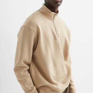 Winter Wool/Cotton Crew Neck <b>Jumper</b> Men's Organic Cotton <b>Pullover</b> Sustainable Sweatshirt Custom Front Design Breathable Quick - Product Image 1