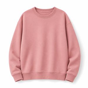 Sudadera con Capucha para Mujer, Peso Pesado, Color Rosa, Estampado Personalizado, Bordado, Algodón, Felpa, Talla Grande, Invierno - Product Image 2
