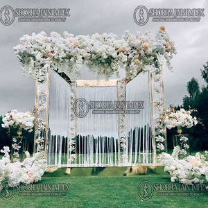El gran mandap de tela acrílica para bodas - Product Image 3