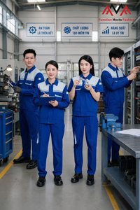 ชุดยูนิฟอร์มป้องกันอันตรายทางอุตสาหกรรม FMF – เสื้อเชิ้ตสีเทาสะท้อนแสงแบบยูนิเซ็กซ์ พร้อมคุณสมบัติป้องกันไฟฟ้าสถิตและป้องกันรังสียูวี - Product Image 3