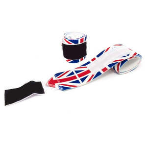 Bandages de boxe OEM en coton avec protection de poignet à crochet, 100% haute qualité, meilleurs bandages pour hommes, couleur et taille personnalisables - Product Image 3