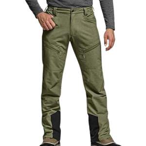 Pantalones Tácticos Color Oliva para Hombre, Pantalones de Senderismo Ripstop, Pantalones Cargo con Múltiples Bolsillos, Ropa de Trabajo Resistente - Product Image 1