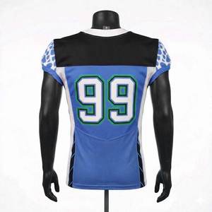 Camiseta de Fútbol Americano Profesional con Diseño Personalizado, MOQ Bajo, Números Cosidos, Ropa de Equipo - Product Image 3