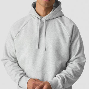 Sudadera con Capucha Personalizada al Por Mayor, 100% Algodón, para Hombre, Talla Grande, 350 g/m², Bordada - Product Image 4