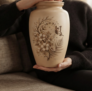 Unique New Butterfly Design Cremation Urns <b>For</b> <b>Ashes</b> Adult Style Low Price Memorial <b>Ashes</b> Decorative Funeral Burial <b>Keepsake</b> Urn - Product Image 2