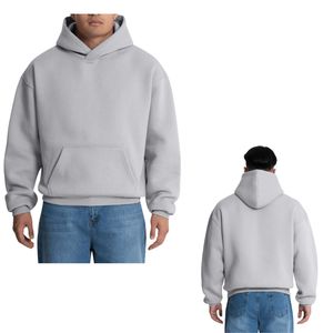 เสื้อฮู้ดดี้โลโก้สั่งทำ 500 GSM ผ้าหนา 100% คอตตอนฟลีซ ทรงโอเวอร์ไซส์ สำหรับผู้ชาย รับผลิตแบบ OEM ODM ขายส่ง เสื้อผ้าแฟชั่น - Product Image 1