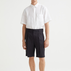 Modèle le plus vendu en maille unie, vêtement décontracté d'été, basique, avec deux poches latérales profondes - Product Image 1