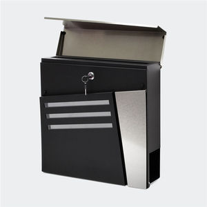 <b>Drop</b> Mail <b>Box</b> Modern Design Stainless Steel Floor-Mounted Decorative Outdoor Parcel & Letter <b>Box</b> with Key Lock and 5L Capacity - Product Image 6