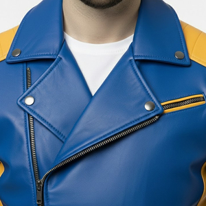 เสื้อแจ็คเก็ตหนังผู้ชายคุณภาพสูง ปี 2026 ผลิตจากวัสดุที่ดีที่สุด ทำด้วยมือ พกพาสะดวก ระบายอากาศได้ดี เหมาะสำหรับฤดูหนาว - Product Image 5