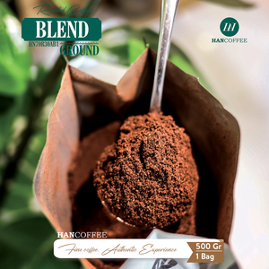 กาแฟบดฮันคอฟฟี่ อาราบิก้าและโรบัสต้า คั่วกลาง รสช็อกโกแลตเข้ม OEM/ODM - Product Image 4