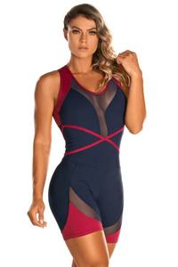 Combinaison de yoga sans dos de haute qualité pour femme, combinaison de sport moulante pour femme avec design froncé aux fesses - Product Image 6