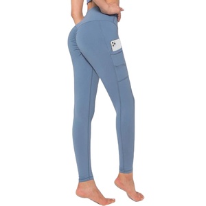 Leggings Deportivos de Cintura Alta con Estampado para Mujer, para Fitness, Running, Yoga, Sin Costuras, Elásticos en Cuatro Direcciones, Spandex/Nailon, Pantalones Largos con Efecto Push-Up - Product Image 3