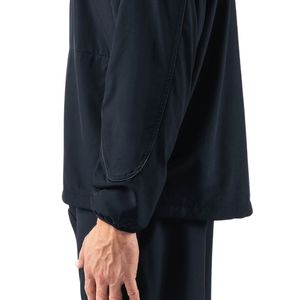 Men's Black Full Zip Training Jacket Lightweight Athletic Sportswear Warm Up Top Long Sleeve Fitness Activewear Outerwear - Product Image 5