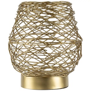 Support de bougie en fer style bambou doré, 26 cm de haut, fait main, écologique, durable, décoration religieuse pour la maison - Product Image 5