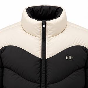 Blousons d'hiver matelassés haut de gamme pour hommes avec logo personnalisé, manteaux rembourrés entièrement zippés, vêtements d'extérieur décontractés pour la vente en gros et les marques OEM - Product Image 6