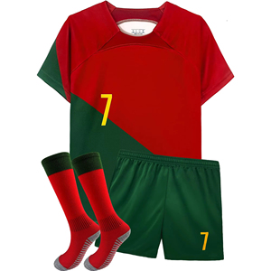 Tenues de football pour enfants de haute qualité, séchage rapide, 100% polyester, vêtements de sport personnalisables, confortables, directement de l'usine - Product Image 3