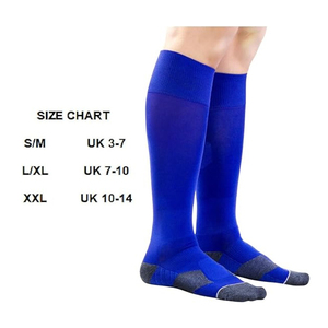 Chaussettes de sport mi-hautes OEM avec motif uni, couleurs personnalisées, paires - Product Image 2