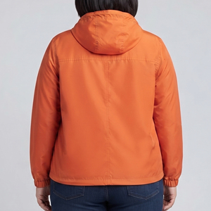 Women Waterproof Cargo Windbreaker Jackets Plus Size Zipper Chest Pocket Nylon Rain Jacket Women Outdoor Wind Breaker Jackets - Product Image 2