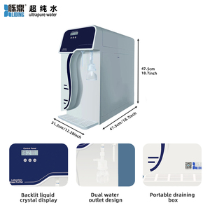 Machine à eau ultrapure à osmose inverse monophasée, idéale pour <span class=keywords><strong>la</strong></span> préparation <span class=keywords><strong>de</strong></span> réactifs et le rinçage <span class=keywords><strong>de</strong></span> <span class=keywords><strong>verrerie</strong></span> - Product Image 2