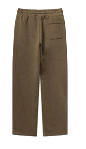 Bulk Manufacturer Blank Solid Color Comfortable Men's Wide Leg <b>Oversized</b> Elastic Waist Casual Fleece Heavy Weight <b>Sweatpants</b> - Product Image 4